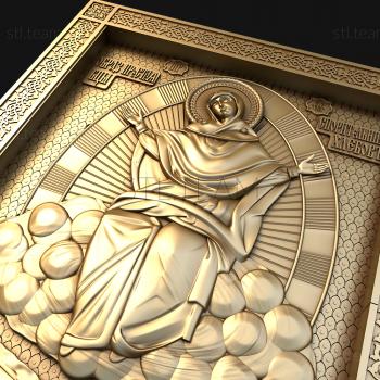 3D модель Божия Матерь Спорительница хлебов (STL)
